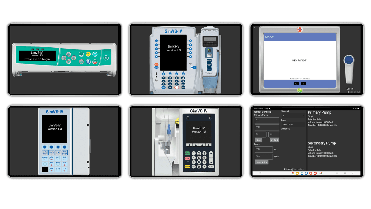 SimVS IV Series Pump Interfaces