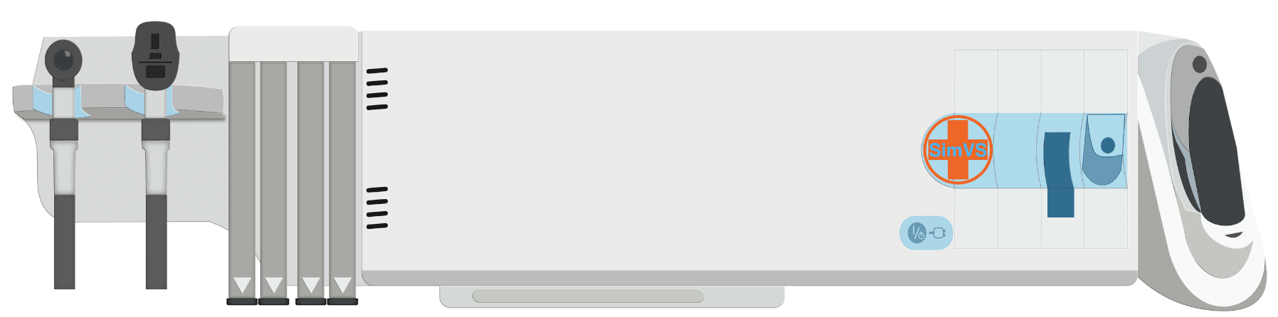 Diagnostic headwall configuration